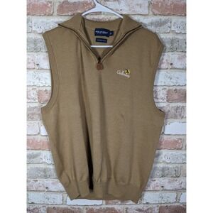 Polo Golf Men's Merino Wool Golf Sweater Vest Large